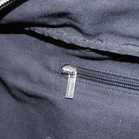 BURBERRY Nova Check Boston Bag PVC Leather Brown Silver Auth ep8729 - Picture 11 of 16